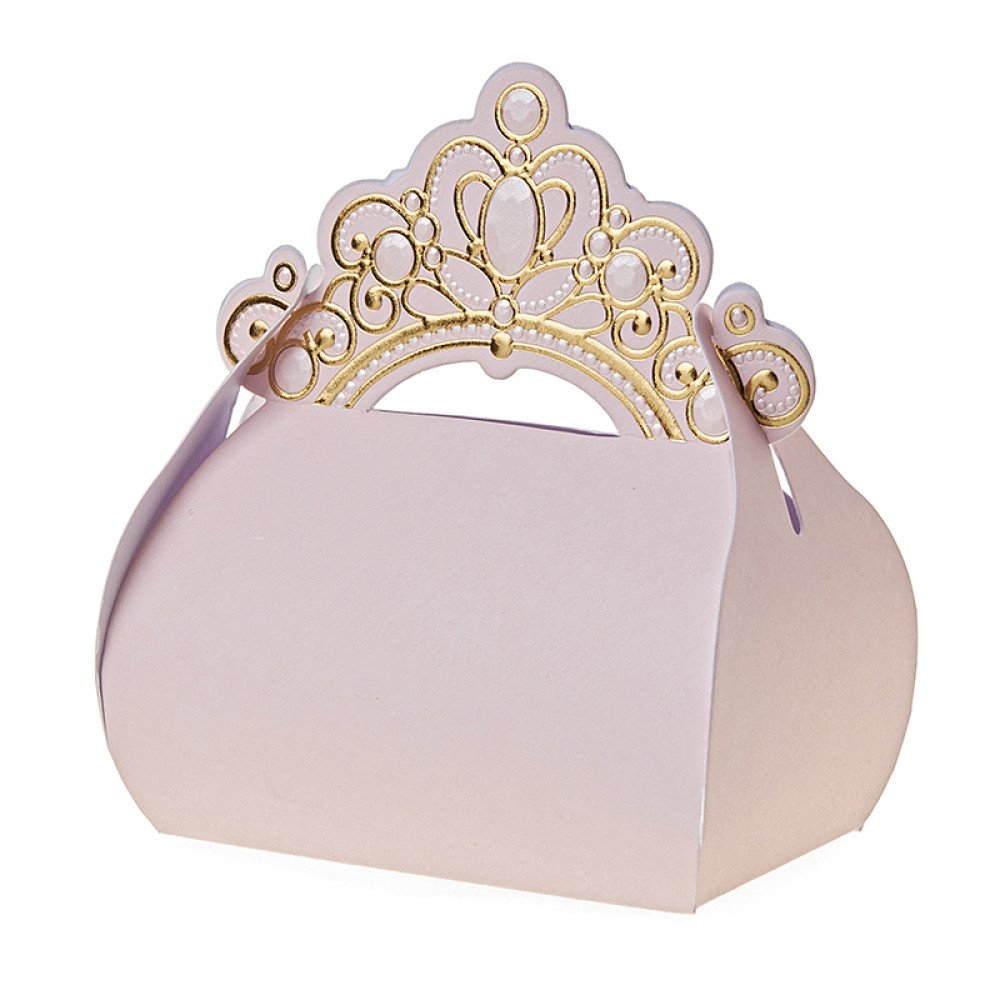 Christening favor crown box - 2